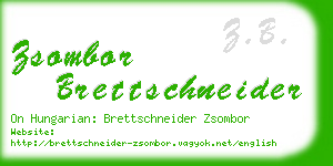 zsombor brettschneider business card